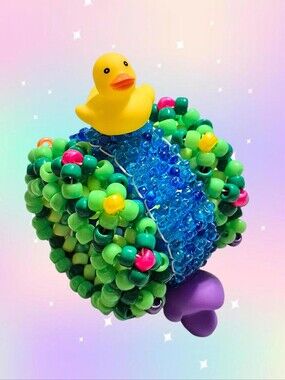 Rubber Ducks Rotating Kandi Cuff